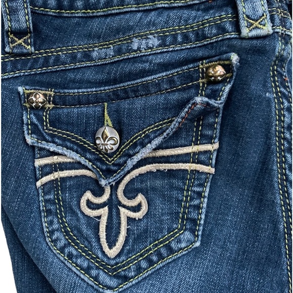 Rock Revival Gwen Boot Cut Denim Jean Sz27 Excellent Condition - Picture 7 of 14